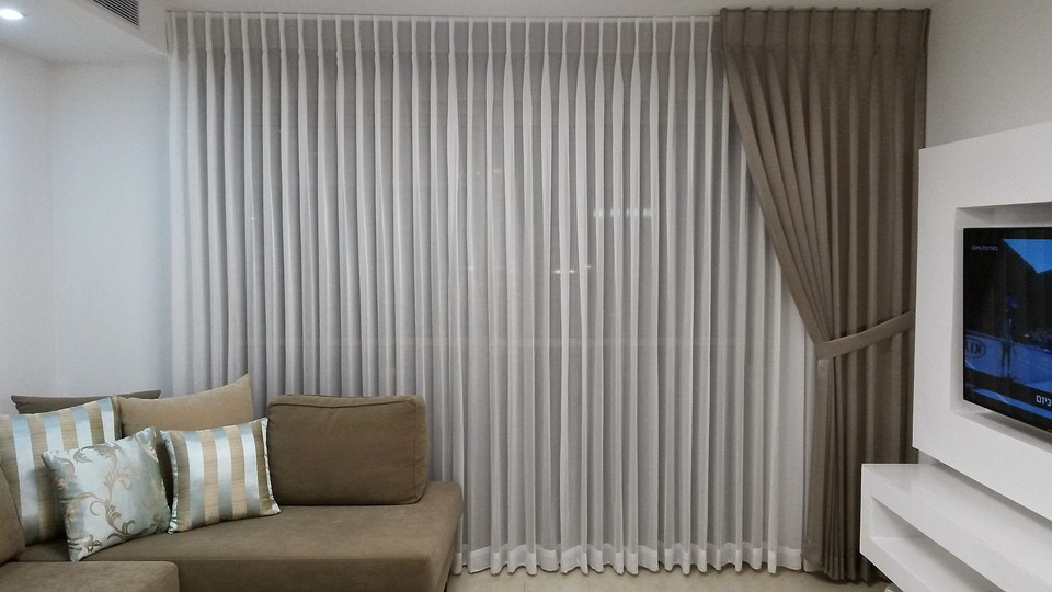 white curtains - “It’s Curtains for You!”