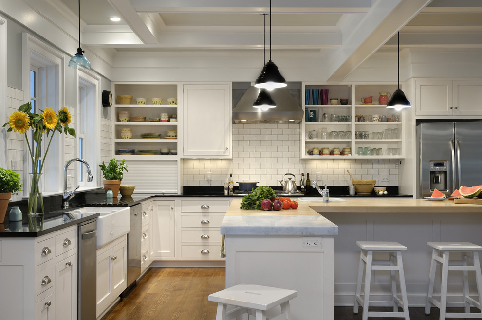 Farmhouse Kitchen L Shape