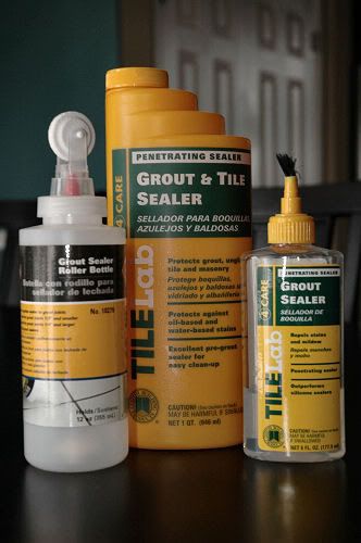 grout tile sealer - Sealing that Grout! A DIY Project